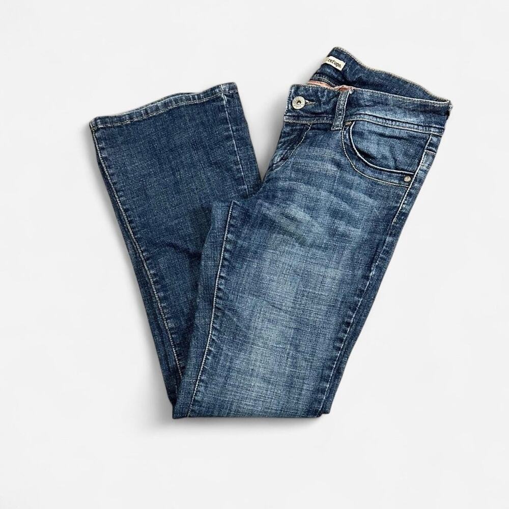 Refuge Dark wash bootcut jeans high rise Junior 9R 28W women 28x27